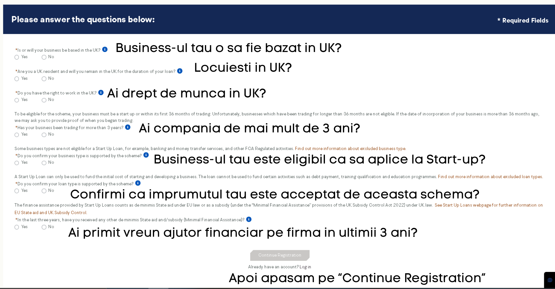 Cum sa aplici pentru Start-up Loan- Tutorial complet