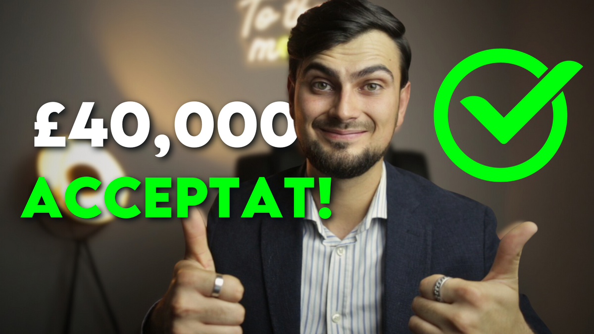 Acceptat pentru £40,000 in 3 zile