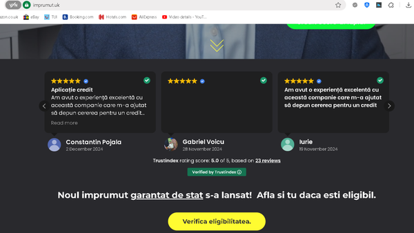 Minim £25,000 garantat de stat pentru romanii din UK
